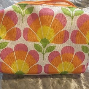 Clinique flower makeup bag